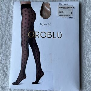 OROBLU Deluxe Metallic Pattern Sheer Tights - Cosmetic 8